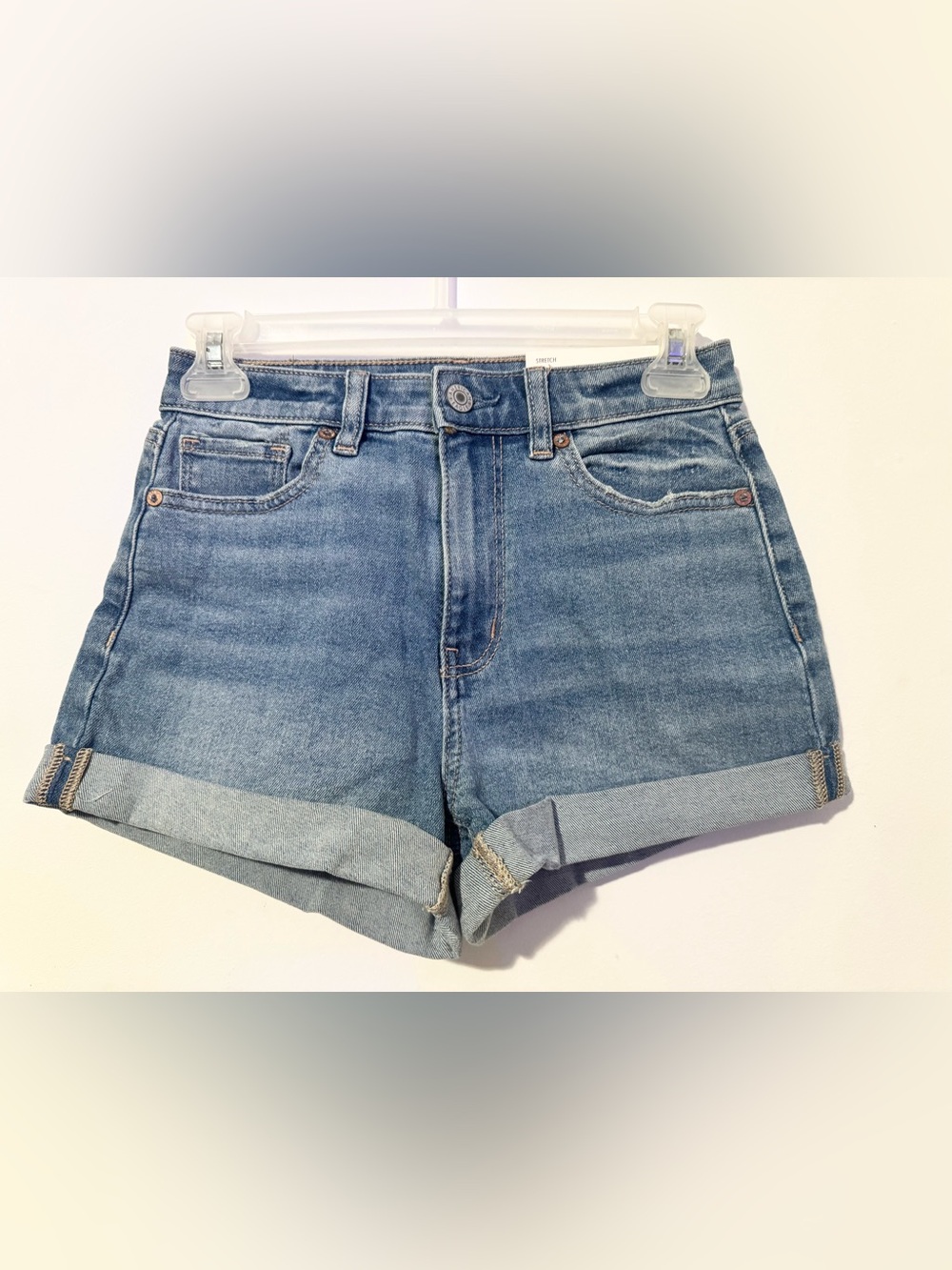 American Eagle Stretch Mom Short Super High Rise